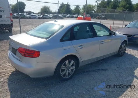 2010 Audi A4 2.0T Premium from USA, damaged, VIN WAUBFAFL1AN038675
